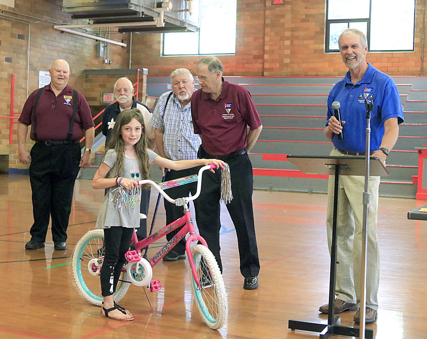 Mae Ruble bike winner